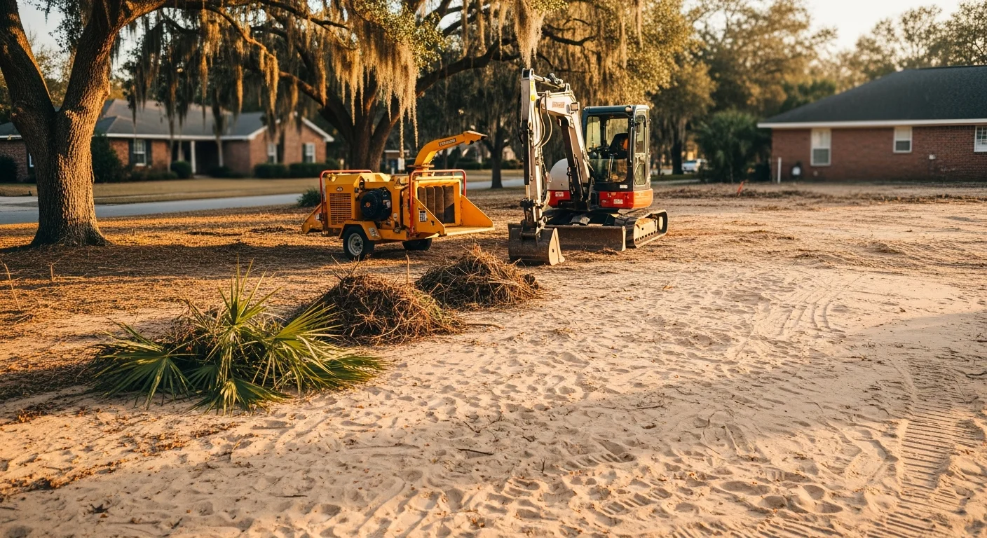 Land clearing and brush removal in Jacksonville