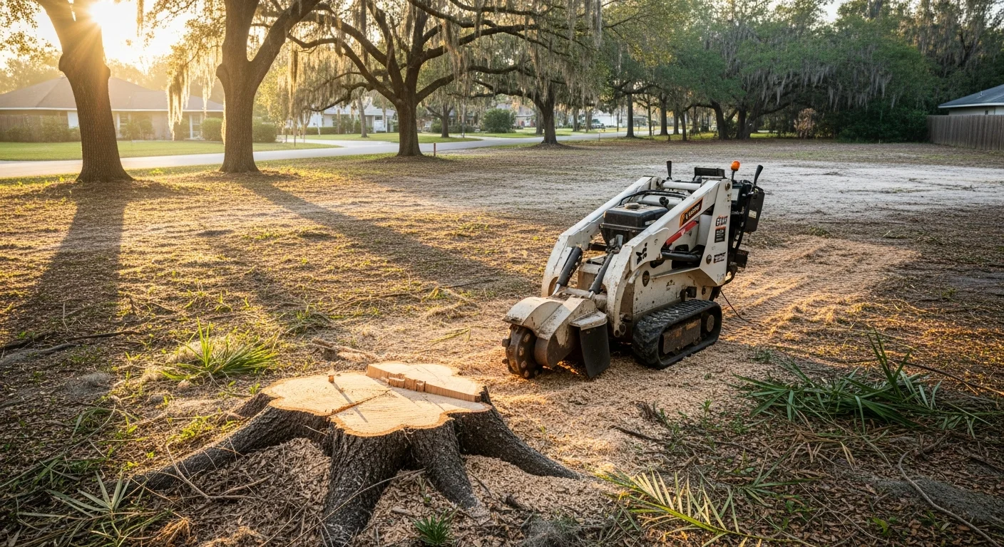 Tree removal and stump grinding service in Jacksonville